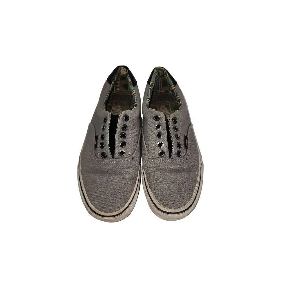 Van's Grey Canvas shoes Men's Size 7 Women's Size 8.5